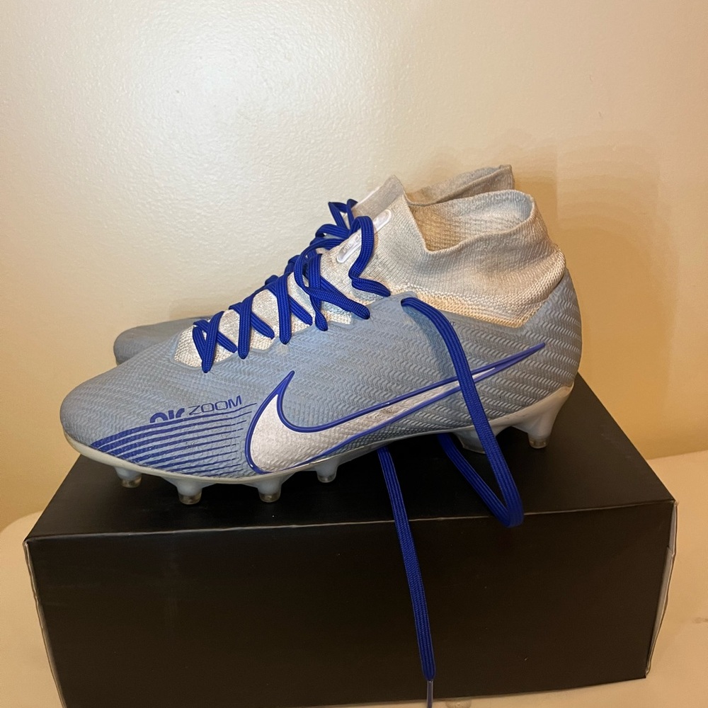 Custom Blue Nike Mercurial Elite Superfly